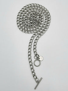 lit de roses - ldr toggle long/double strand necklace or cuff chain bracelet - handmade jewellery - lit de roses